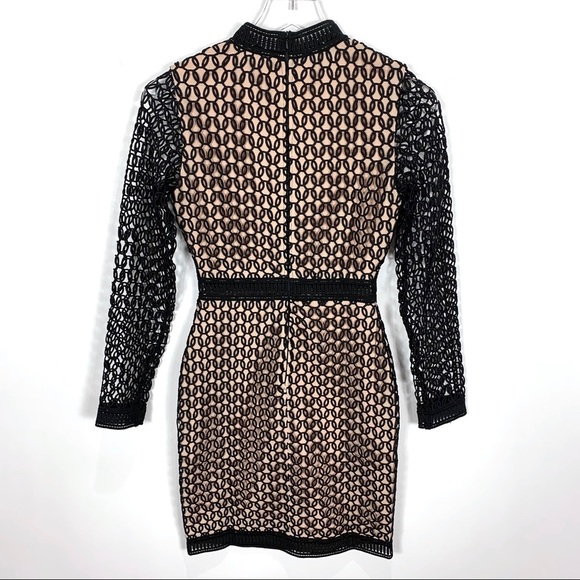 Elliatt Revelation Mini Dress lace long sleeve - Picture 5 of 7